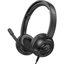 Hoco W112 Over Ear Ακουστικά Υπολογιστή με Μικρόφωνο & 3.5mm Jack