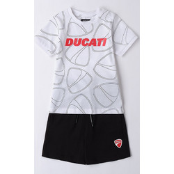 iDo Ducati Παιδικό Σετ για Αγόρι Καλοκαιρινό Λευκό Μαύρο GB605-6BRB