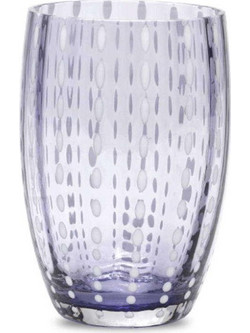 Zafferano Ποτήρι Νερού Γυάλινo Perle Lavender Μωβ 320ml PR00110