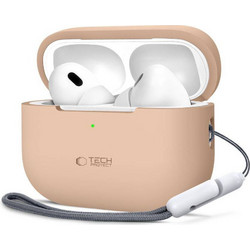 Tech-Protect Θήκη Σιλικόνης για Apple AirPods Pro 1 / 2 Nude