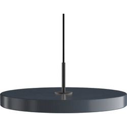 Umage Asteria Plus Medium Κρεμαστό Φωτιστικό Οροφής Μονόφωτο LED με Θερμό Λευκό Φως Μαύρο 2561C4173