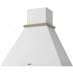 Franke Country FCL 90 NF 90cm Απορροφητήρας Καμινάδα-Τζάκι Λευκός (Η ξύλινη μετώπη δεν περιλαμβάνεται)