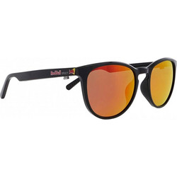 Red Bull Spect Steady Ανδρικά Γυαλιά Ηλίου Στρογγυλά Κοκάλινα Μαύρα με Πορτοκαλί Καθρέπτη Φακό