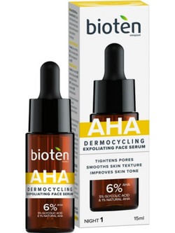 Bioten Dermocycling Exfoliating Serum Προσώπου για Ανάπλαση με AHA 15ml