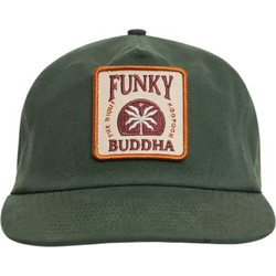 Funky Buddha Ανδρικό Καπέλο Jockey Snapback Υφασμάτινο Χακί FBM011-075-10