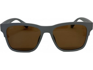 Frog Optical SS15 Ανδρικά Γυαλιά Ηλίου Τετράγωνα Κοκάλινα Μαύρα με Καφέ Φακό