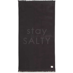 Nef-Nef Stay Salty Πετσέτα Θαλάσσης Μαύρη 90x170cm