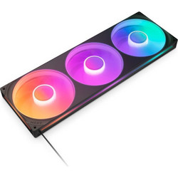 NZXT F420 RGB Core Case Fan 140mm ARGB με Σύνδεση 4-Pin PWM 3τμχ Black