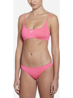 Nike Αθλητικό Bikini Set Μπουστάκι Ροζ NESSF243-678