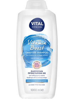 Farcom Vitamin Boost Σαμπουάν για Επανόρθωση 1lt