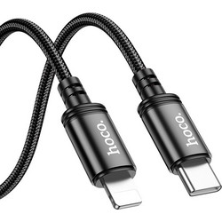 Hoco X89 Braided USB-C to Lightning Cable 2m Black 6942007646444