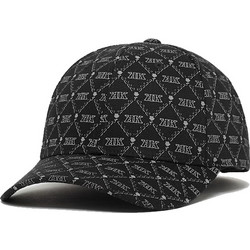 Karl Kani Monogram Baseball Ανδρικό Καπέλο Jockey Υφασμάτινο Μαύρο KA251-004-1