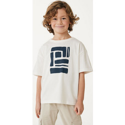 Mexx Παιδικό T-Shirt Κοντομάνικο Λευκό Μπλε MF007804041B