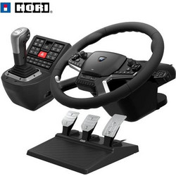 Hori Force Feedback Truck Control Wireless Τιμονιέρα 1800° με Ταχύτητες & Πετάλια για PC