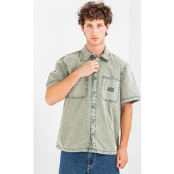 Dickies Ανδρικό Πουκάμισο Τζιν Κοντομάνικο Κανονική Γραμμή Χακί DK0A4YS1-H661