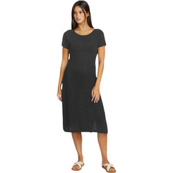 Volcom Midi Καλοκαιρινό Καθημερινό Φόρεμα Μαύρο B6012501-BLK
