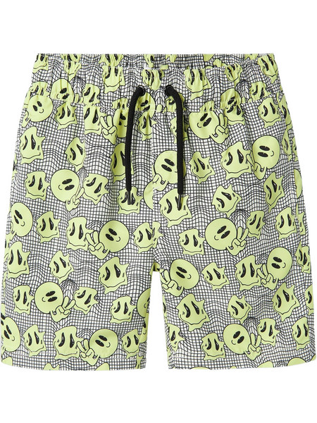 Name It Παιδικό Μαγιό Βερμούδα για Αγόρι Γκρι Lime 13239811