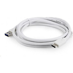 Gembird USB-A to USB-C 1m White GEMCCP-USB3-AMCM-1M-W