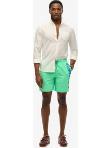 Superdry Ανδρικό Μαγιό Σορτς με Σχέδια Τιρκουάζ M3010248A-8JI