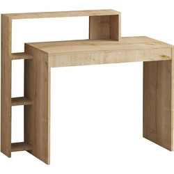 Hanah Home Uma Γραφείο Ξύλινο με Βιβλιοθήκη 95x45x117cm 393MRD1302