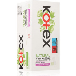 Kotex Natural Normal Σερβιετάκια για Ελαφριά Ροή 3 Σταγόνες 36τμχ