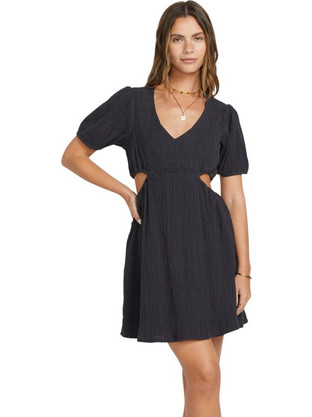 Billabong Mini Καλοκαιρινό Βραδινό Φόρεμα Μαύρο 24B131527-BSD