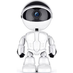 Andowl Q-S39 White Κρυφή Κάμερα Ρομπότ Wi-Fi Full HD με Υποδοχή Κάρτας Μνήμης & Ανιχνευτή Κίνησης