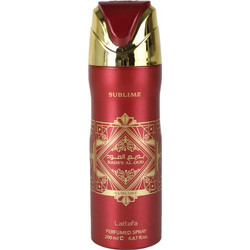 Lattafa Sublime Bade'e Al Oud Αποσμητικό Spray Χωρίς Αλουμίνιο 200ml