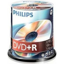 Philips DR4S6B00F/00 Εγγράψιμα DVD+R 16x 4.7GB Cake Box 100τμχ