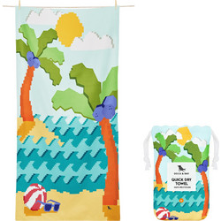 Dock & Bay Build A Beach Παιδική Πετσέτα Θαλάσσης Microfiber 70x130cm