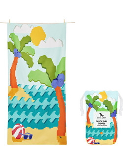 Dock & Bay Build A Beach Παιδική Πετσέτα Θαλάσσης Microfiber 70x130cm