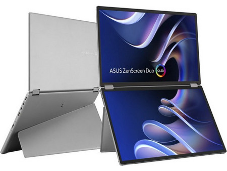 Asus ZenScreen Duo MQ149CD OLED HDR Φορητό Monitor 14" 1920x1200 FHD 60Hz 1ms