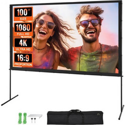 Vevor Stand Οθόνη Προβολής Projector Επιτραπέζια 16:9 238x138cm / 100"