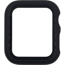 Naxius Πλαστική Θήκη Tempered Glass για Apple Watch 4 / 5 / 6 / SE 40mm Μαύρη