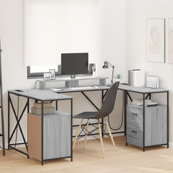 vidaXL Γωνιακό Γραφείο Ξύλινο 182x101x87.5cm 3376139