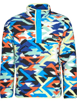 Columbia Helvetia TM II Printed Half Snap Fleece Ανδρικό Αθλητικό Φούτερ Πολύχρωμο 2098461-491