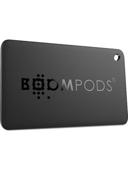 Boompods Boomcard Anti-Lost Tracker Apple Find My Black 1 Pack