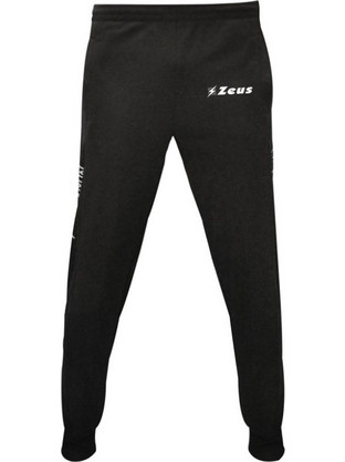 Zeus Pantalone Enea Ανδρικό Παντελόνι Φόρμας με Λάστιχο Μαύρο 3F1204