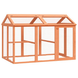 vidaXL Κλουβί Τρωκτικών Πορτοκαλί 141x94x104cm