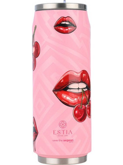 Estia Travel Cup Save The Aegean Blush Pop 500ml