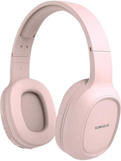 SonicGear Airphone 3 Ασύρματα Bluetooth Ακουστικά Over Ear Ροζ