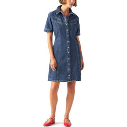 Levi's Mini Καλοκαιρινό Καθημερινό Φόρεμα Σεμιζιέ Τζιν Navy Μπλε 001HR-0000