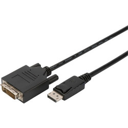 Digitus Καλώδιο DisplayPort 1.1 to DVI Male 3m Black AK-340306-030-S