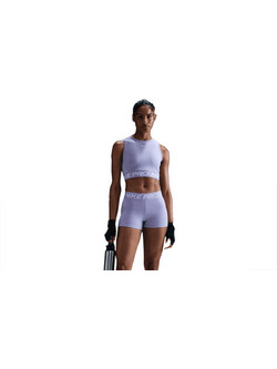Nike Pro Dri-FIT 365 Γυναικείο Αθλητικό Crop Top Λιλά FZ3615-533