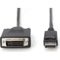 Digitus Καλώδιο DisplayPort 1.1 to DVI Male 5m Black AK-340301-050-S