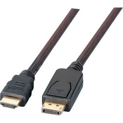 EFB Elektronik Καλώδιο DisplayPort to HDMI Male 2m Black K5561SW.2V2