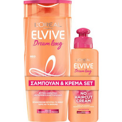 L'Oreal Paris Elvive Dream Long Σετ Περιποίησης Μαλλιών Κρέμα Φορμαρίσματος 200ml + Σαμπουάν 400ml