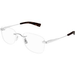 Saint Laurent SL744 001 Ανδρικός Σκελετός Γυαλιών Οράσεως Μεταλλικός Ασημί