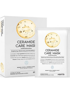 OOTD Ceramide Care Sheet Μάσκα Προσώπου για Ενυδάτωση & Λάμψη με Πεπτίδια 10τμχ