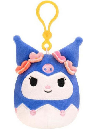 Jazwares Squishmallows Sanrio Tropical Food Kuromi με Κλιπ 9cm